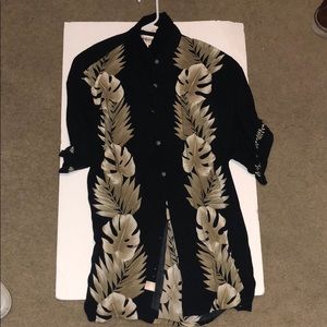 Campa Moda Black Hawaiian shirt 🏝